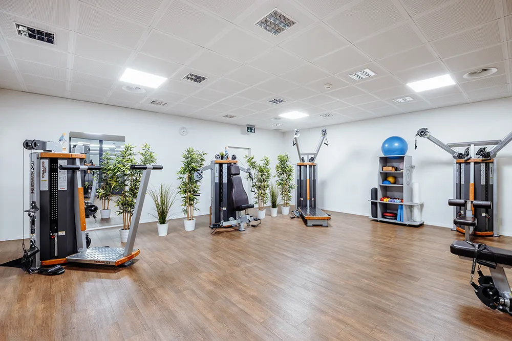 Räumlichkeit – Human-Sport-Geräte, Gesundheitspraxis Löwen Center in Luzern