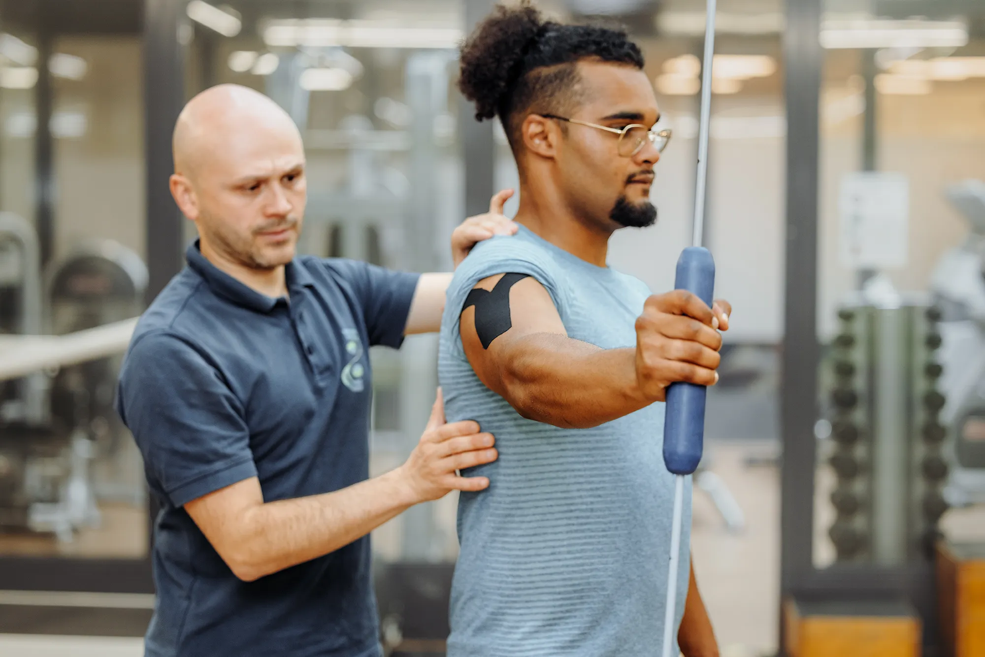 Sport-Physiotherapie Übung, Gesundheitspraxis Löwen Center in Luzern